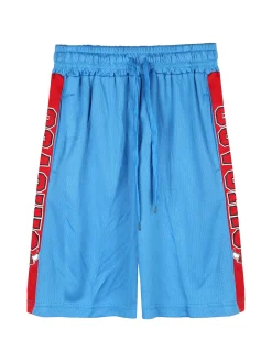 Bskt Completo da bambino sportivo con t-shirt con bottoni e bermuda