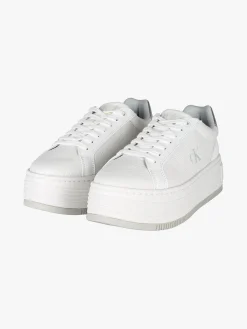 Calvin Klein BOLD FLATFORM LOW Sneakers in pelle donna