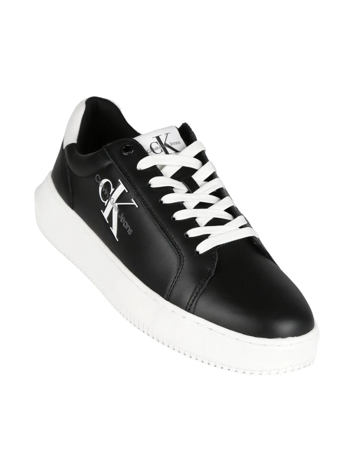 Calvin Klein Chunky Cupsole Mono - Sneakers in pelle uomo