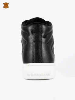 Calvin Klein Cupsole Mid Laceup Sneakers alte in pelle