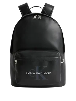 Calvin Klein Monogram Soft Campus Bp40 Zaino unisex nero