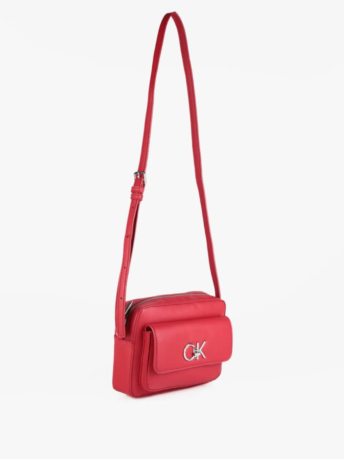 Calvin Klein RE LOCK CAMERA BAG WITH FLAP Borsa a tracolla