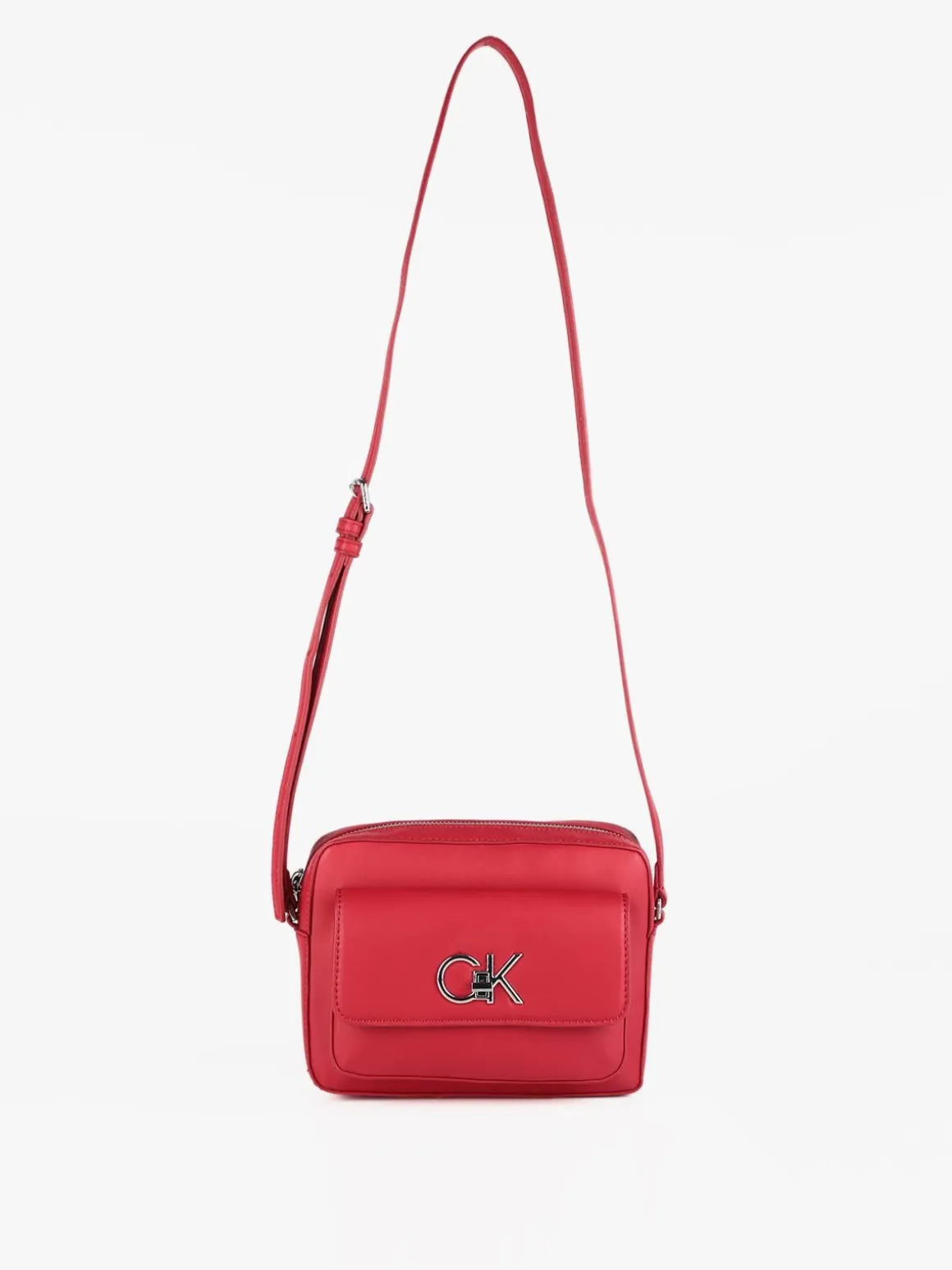 Calvin Klein RE LOCK CAMERA BAG WITH FLAP Borsa a tracolla