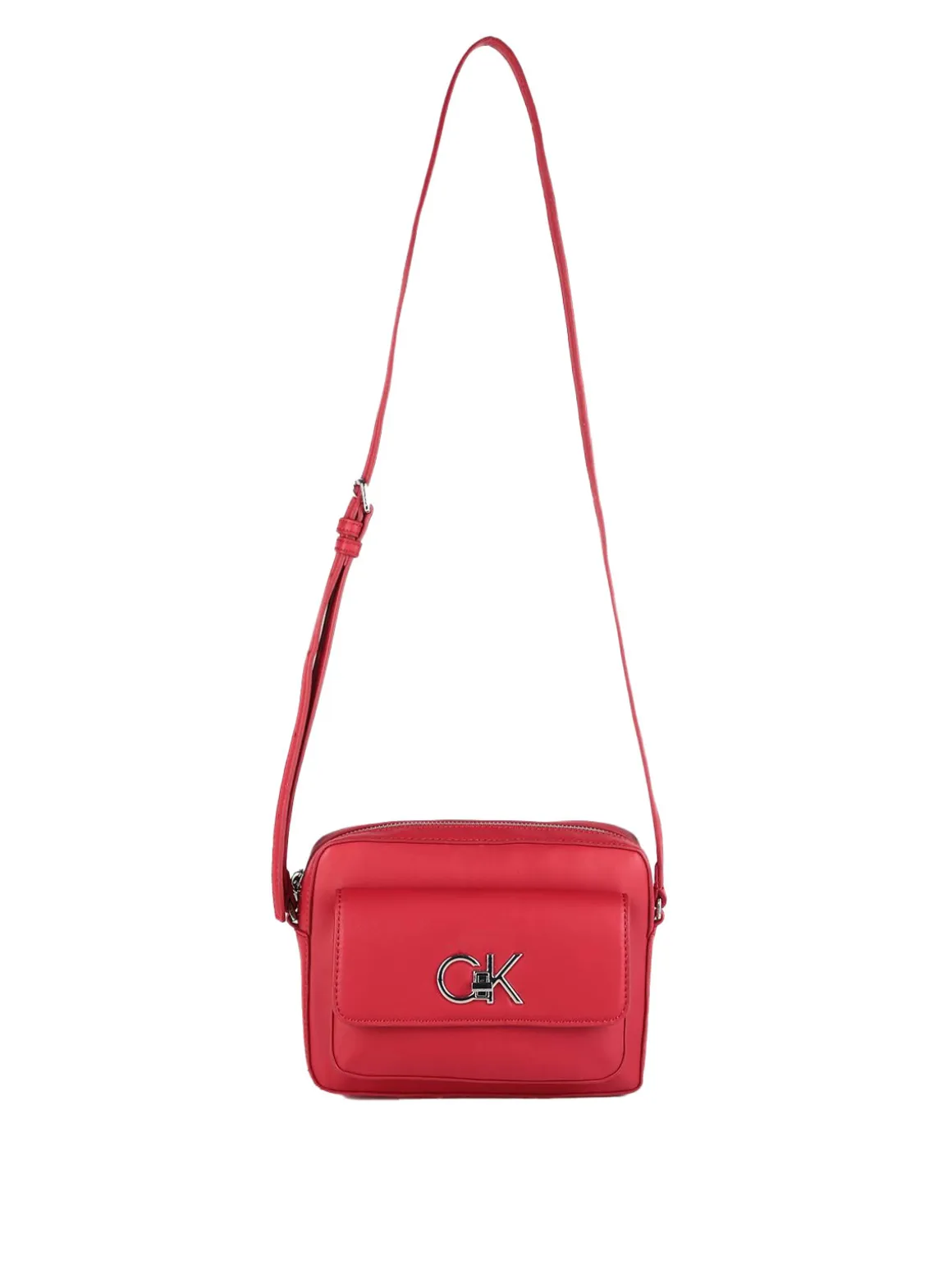 Calvin Klein RE LOCK CAMERA BAG WITH FLAP Borsa a tracolla