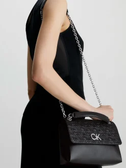 Calvin Klein Re-Lock ew Cony Crossbody Borsa a tracolla con stampe