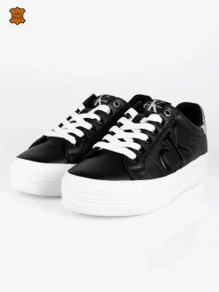 Calvin Klein Vulcanized Flatform Sneakers donna in pelle con platform
