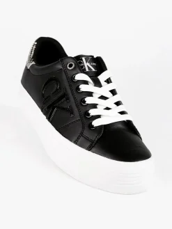 Calvin Klein Vulcanized Flatform Sneakers donna in pelle con platform