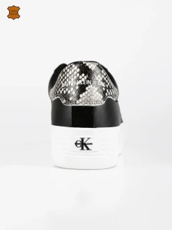 Calvin Klein Vulcanized Flatform Sneakers donna in pelle con platform