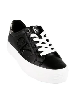 Calvin Klein Vulcanized Flatform Sneakers donna in pelle con platform