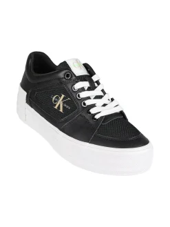 Calvin Klein VULC FLATFORM BOLD FLUO Sneakers in pelle donna con zeppa