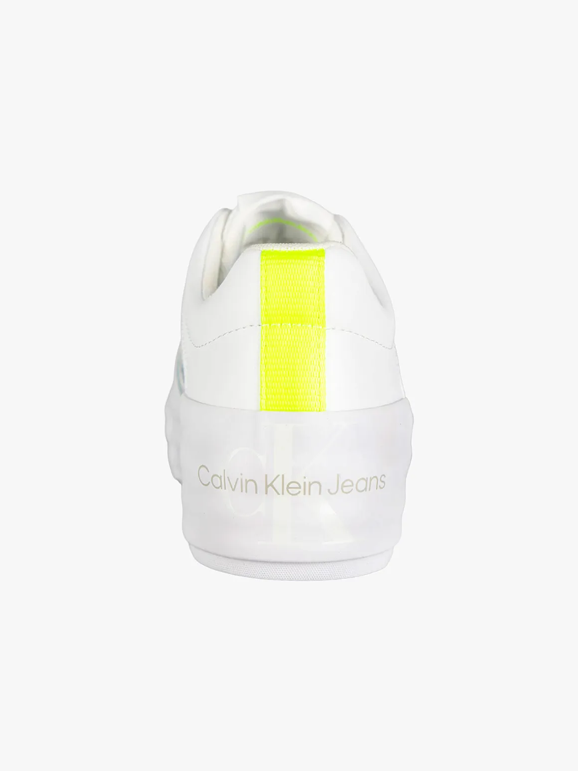 Calvin Klein VULC FLATFORM BOLD FLUO Sneakers in pelle donna con zeppa
