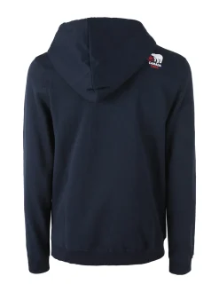 Canada Trail Felpa con cappuccio da uomo con interno felpato - blu scuro