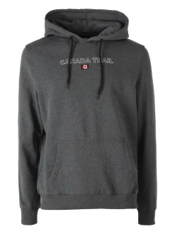 Canada Trail Felpa con cappuccio da uomo con interno felpato - grigio