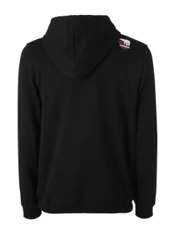 Canada Trail Felpa con cappuccio da uomo con interno felpato - nero