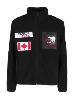 Canada Trail Felpa da uomo in sherpa con zip