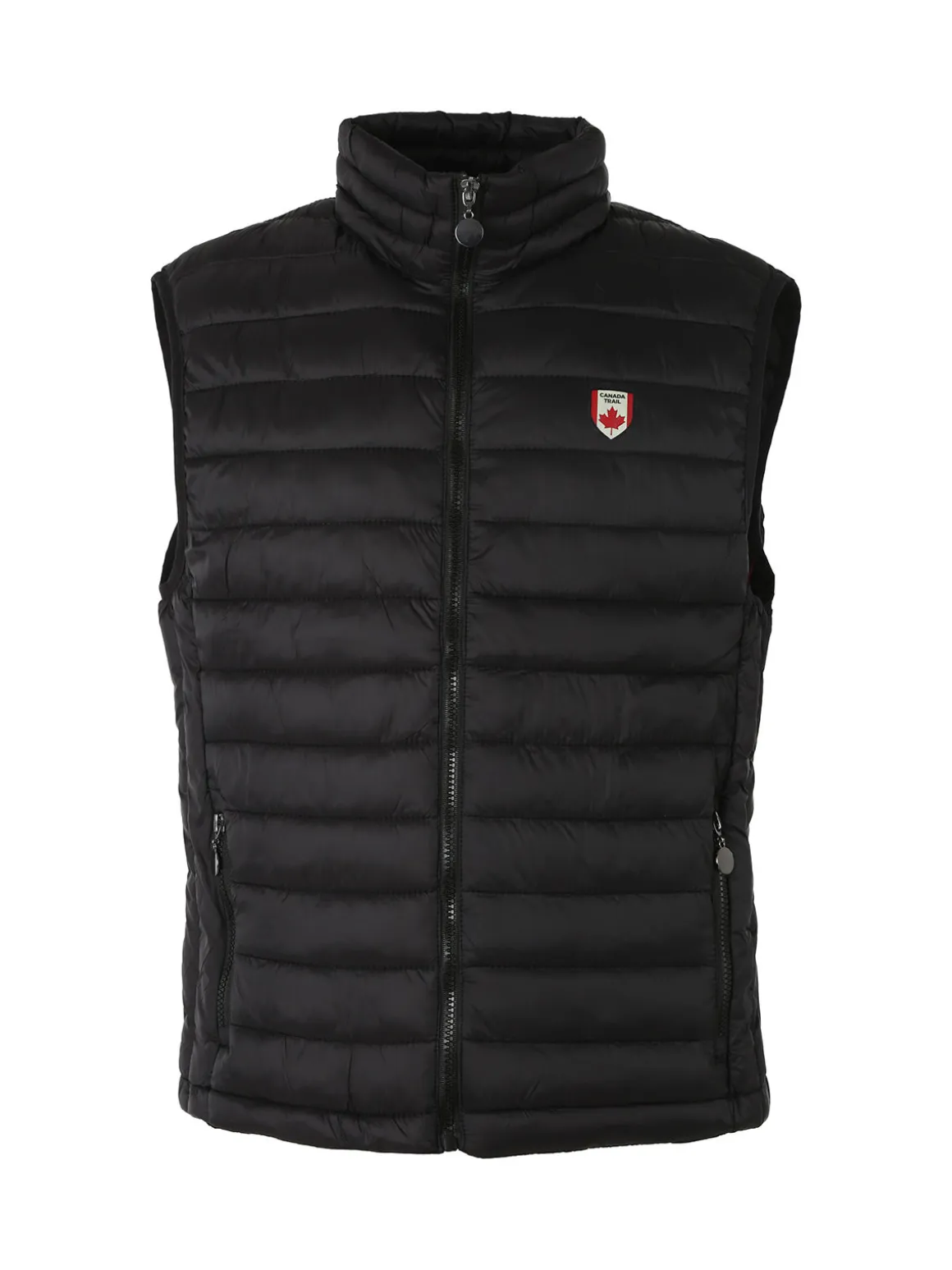Canada Trail Smanicato imbottito da uomo con zip - nero