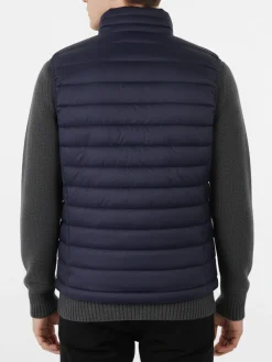Canada Trail Smanicato imbottito da uomo con zip - blu scuro