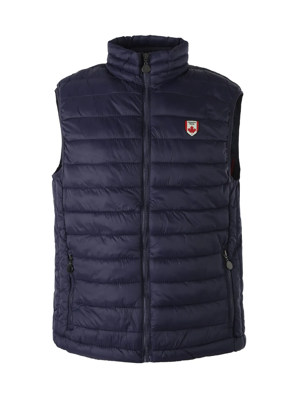 Canada Trail Smanicato imbottito da uomo con zip - blu scuro