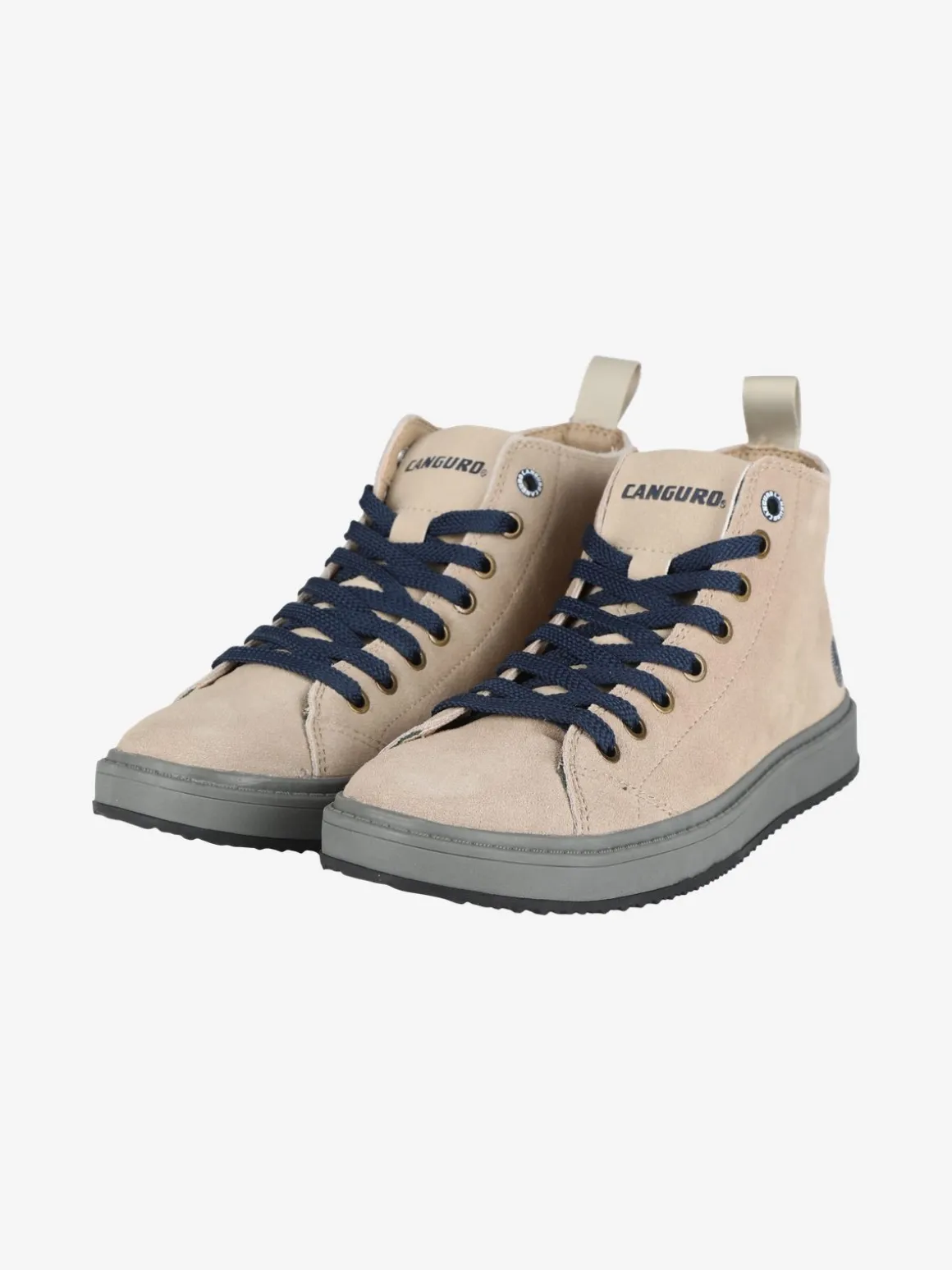 Canguro Polacchini in pelle scamosciata da donna