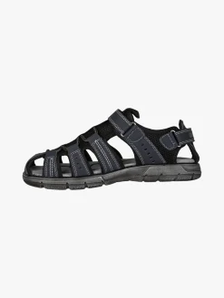 Canguro Sandali chiusi da uomo con cinturini a strappo - blu scuro