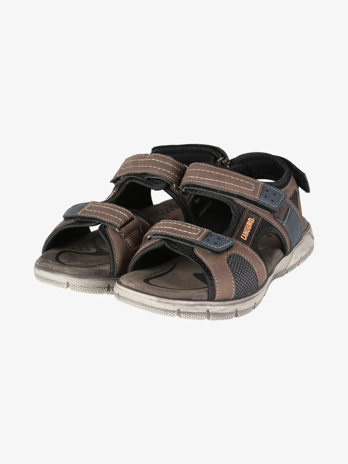 Canguro Sandali uomo con cinturini a strappo