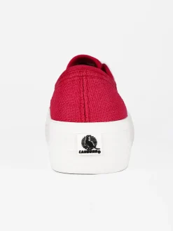 Canguro Scarpe in tela con platform