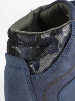 Canguro Sneakers alte con cinturino blu