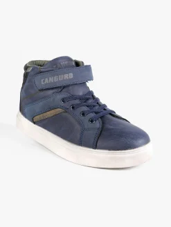 Canguro Sneakers alte con cinturino blu
