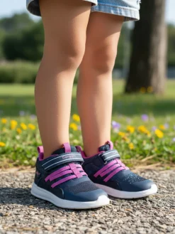 Canguro Sneakers alte glitter con strappo
