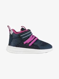Canguro Sneakers alte glitter con strappo