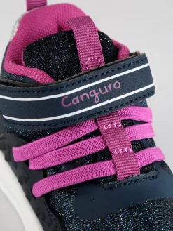 Canguro Sneakers alte glitter con strappo