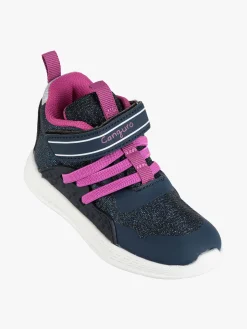 Canguro Sneakers alte glitter con strappo