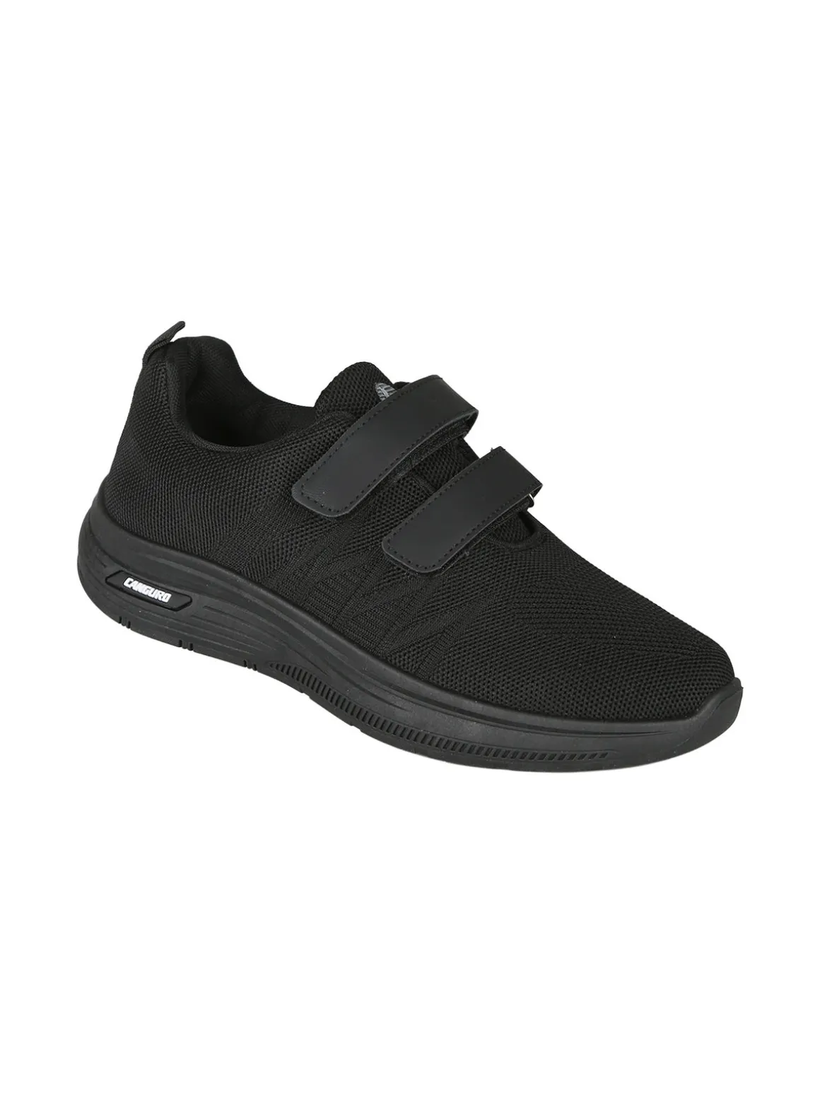 Canguro Sneakers da uomo con strappi in maglia - nero