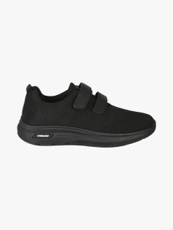 Canguro Sneakers da uomo con strappi in maglia - nero