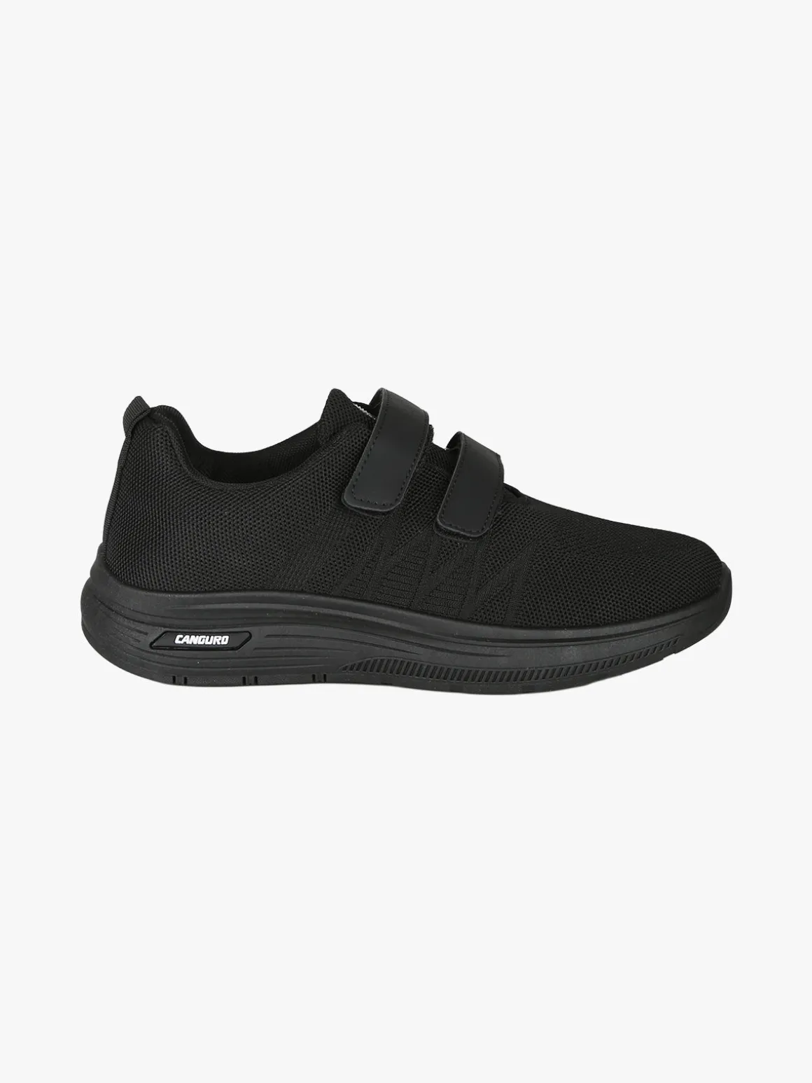 Canguro Sneakers da uomo con strappi in maglia - nero