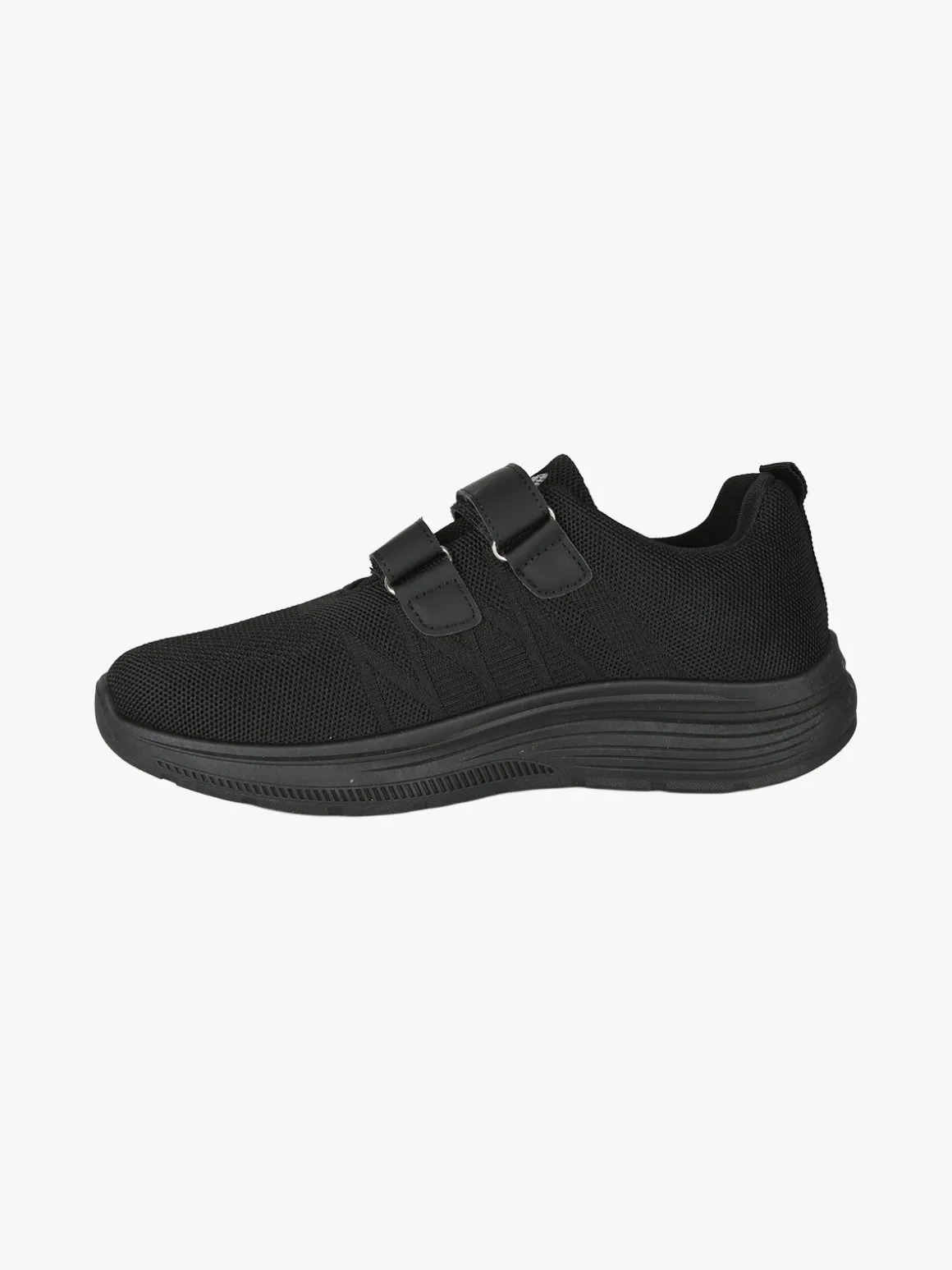 Canguro Sneakers da uomo con strappi in maglia - nero