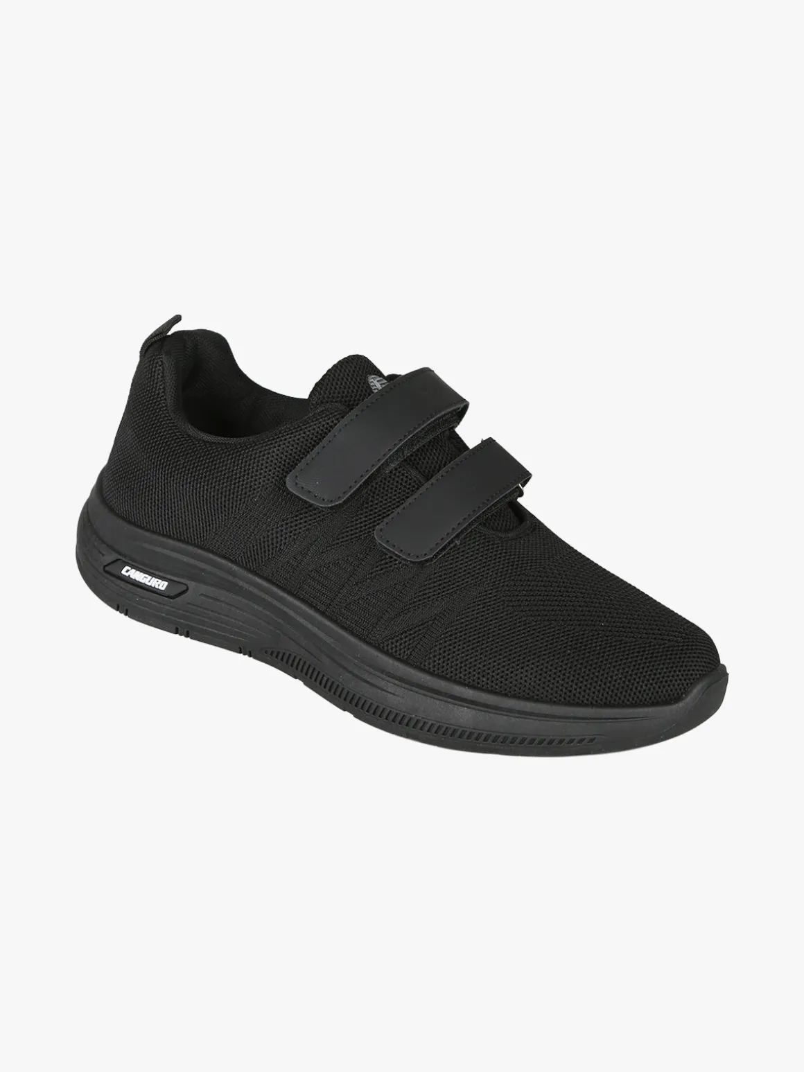Canguro Sneakers da uomo con strappi in maglia - nero