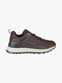 Canguro Sneakers da uomo stringate in ecopelle - moro