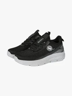 Canguro Sneakers donna sportive in maglia - nero