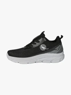Canguro Sneakers donna sportive in maglia - nero