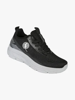 Canguro Sneakers donna sportive in maglia - nero