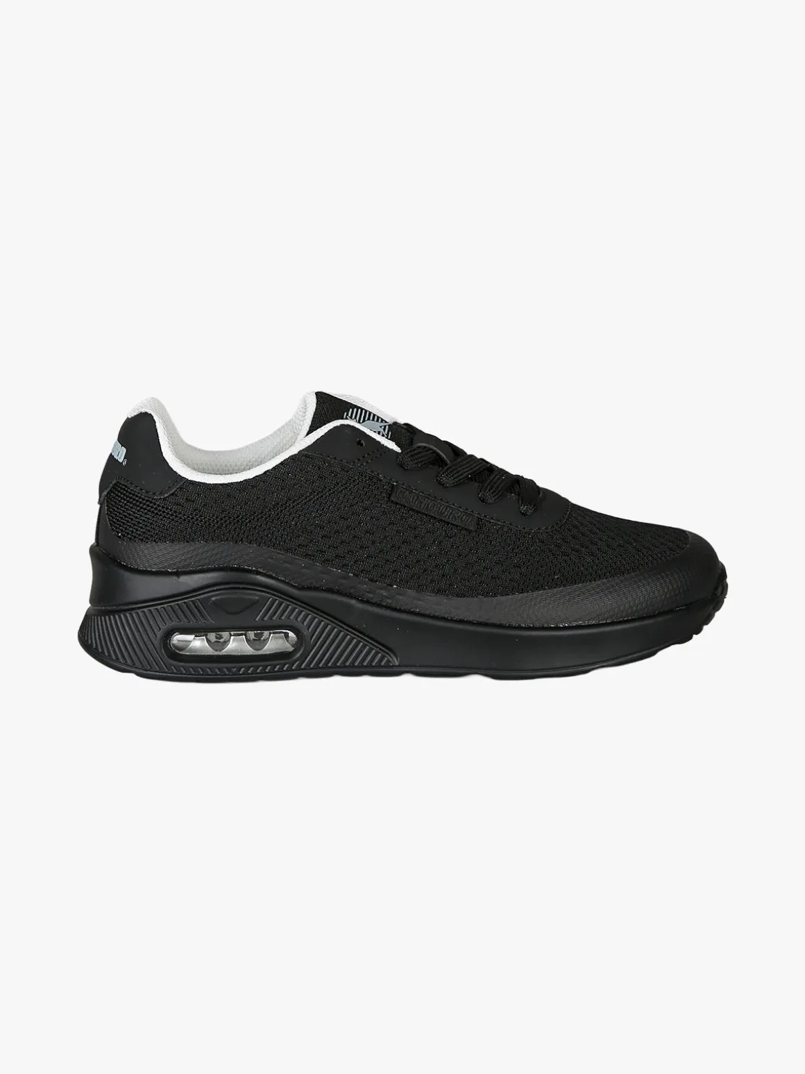 Canguro Sneakers sportive da donna in tessuto con air - nero