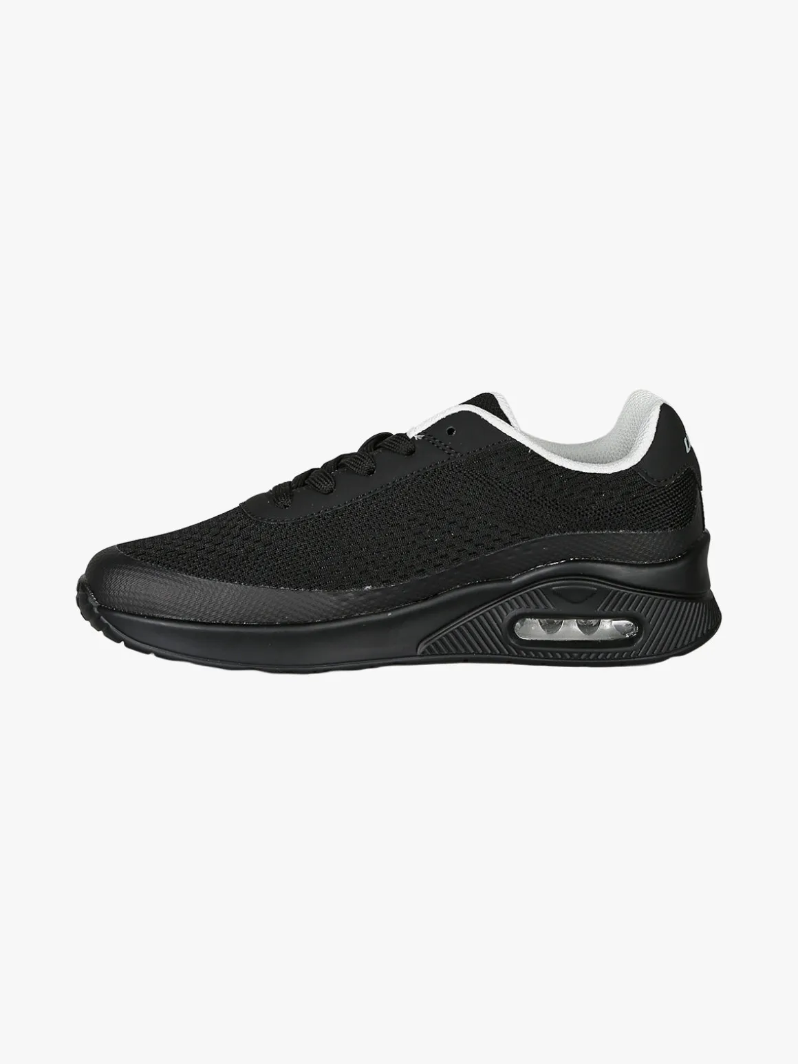 Canguro Sneakers sportive da donna in tessuto con air - nero