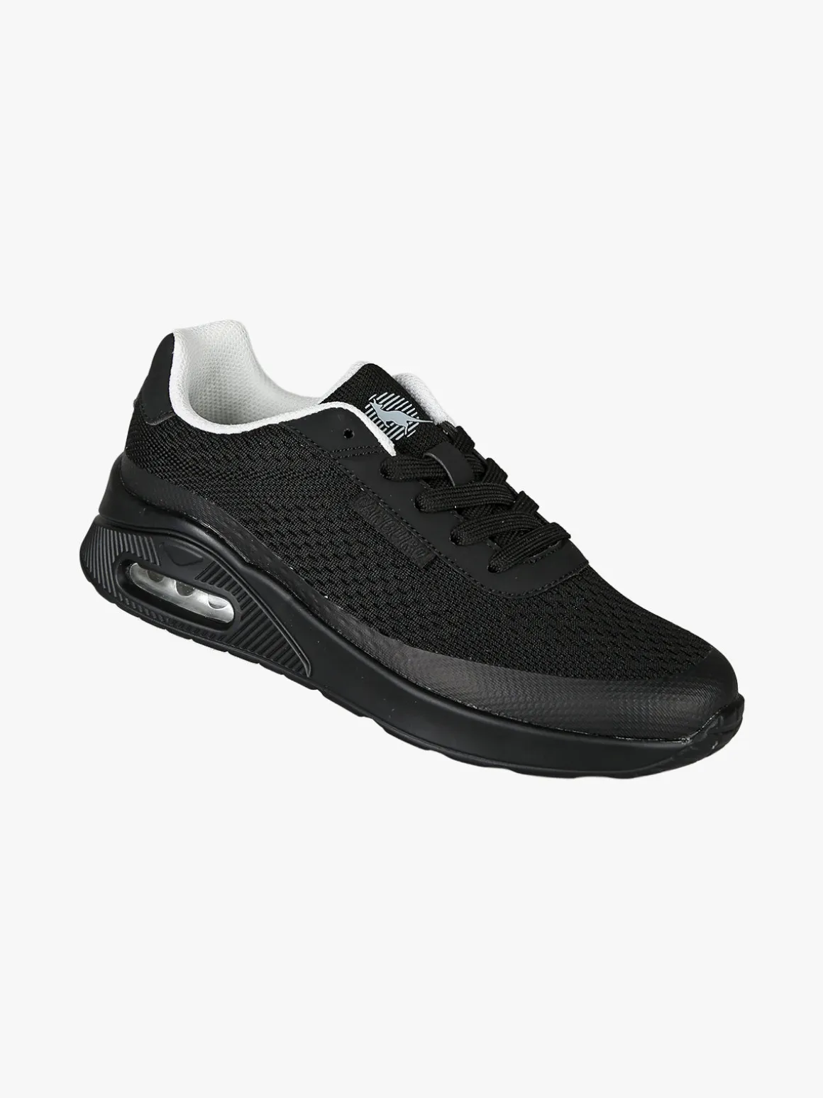 Canguro Sneakers sportive da donna in tessuto con air - nero