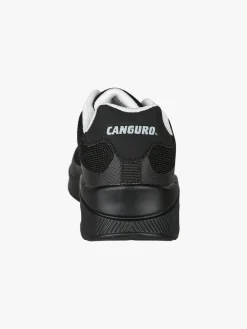 Canguro Sneakers sportive da donna in tessuto con air - nero
