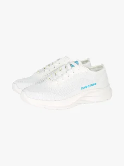 Canguro Sneakers sportive da donna in tessuto - bianco