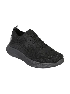 Canguro Sneakers sportive da donna in maglia con lustrini