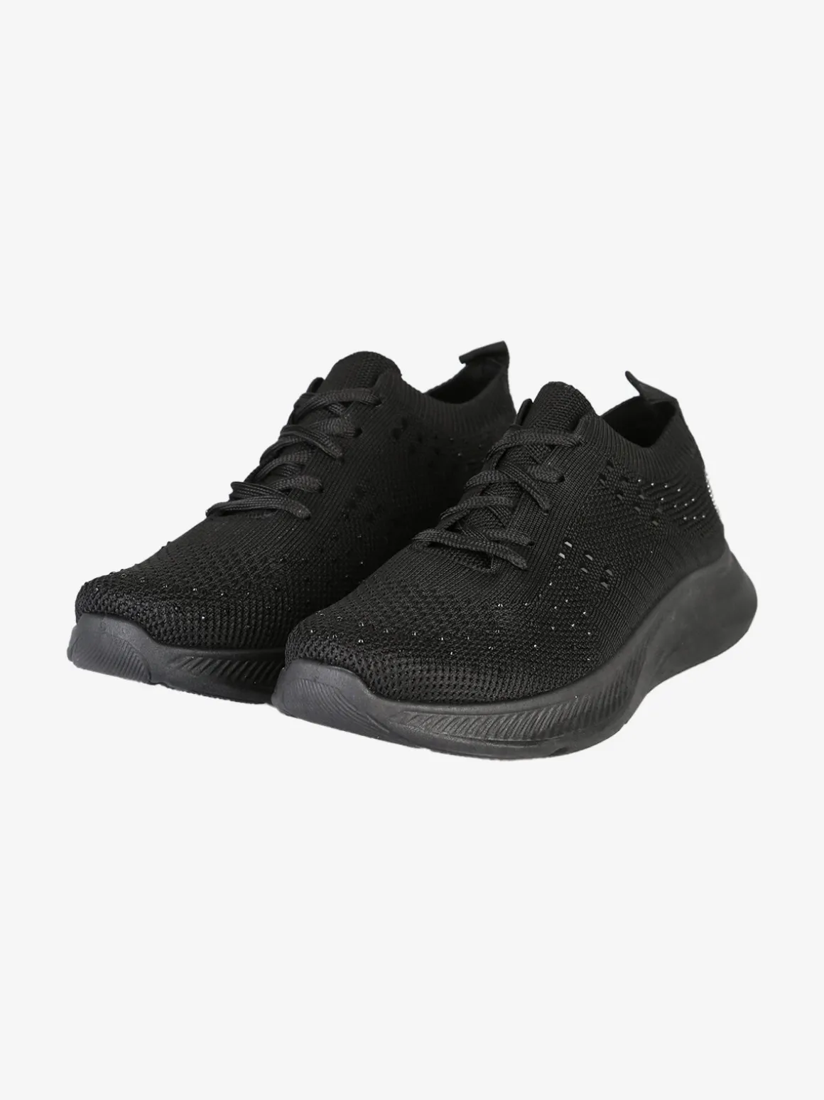 Canguro Sneakers sportive da donna in maglia con lustrini