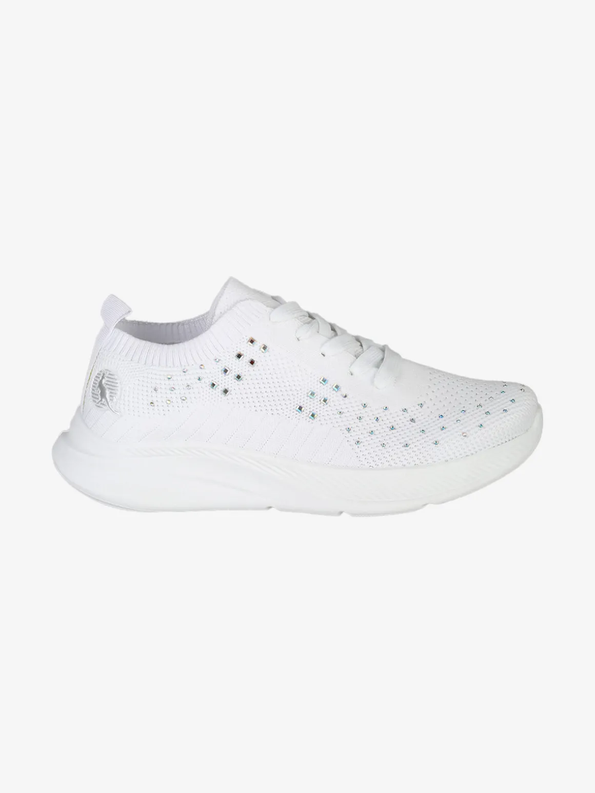 Canguro Sneakers sportive da donna in maglia con lustrini