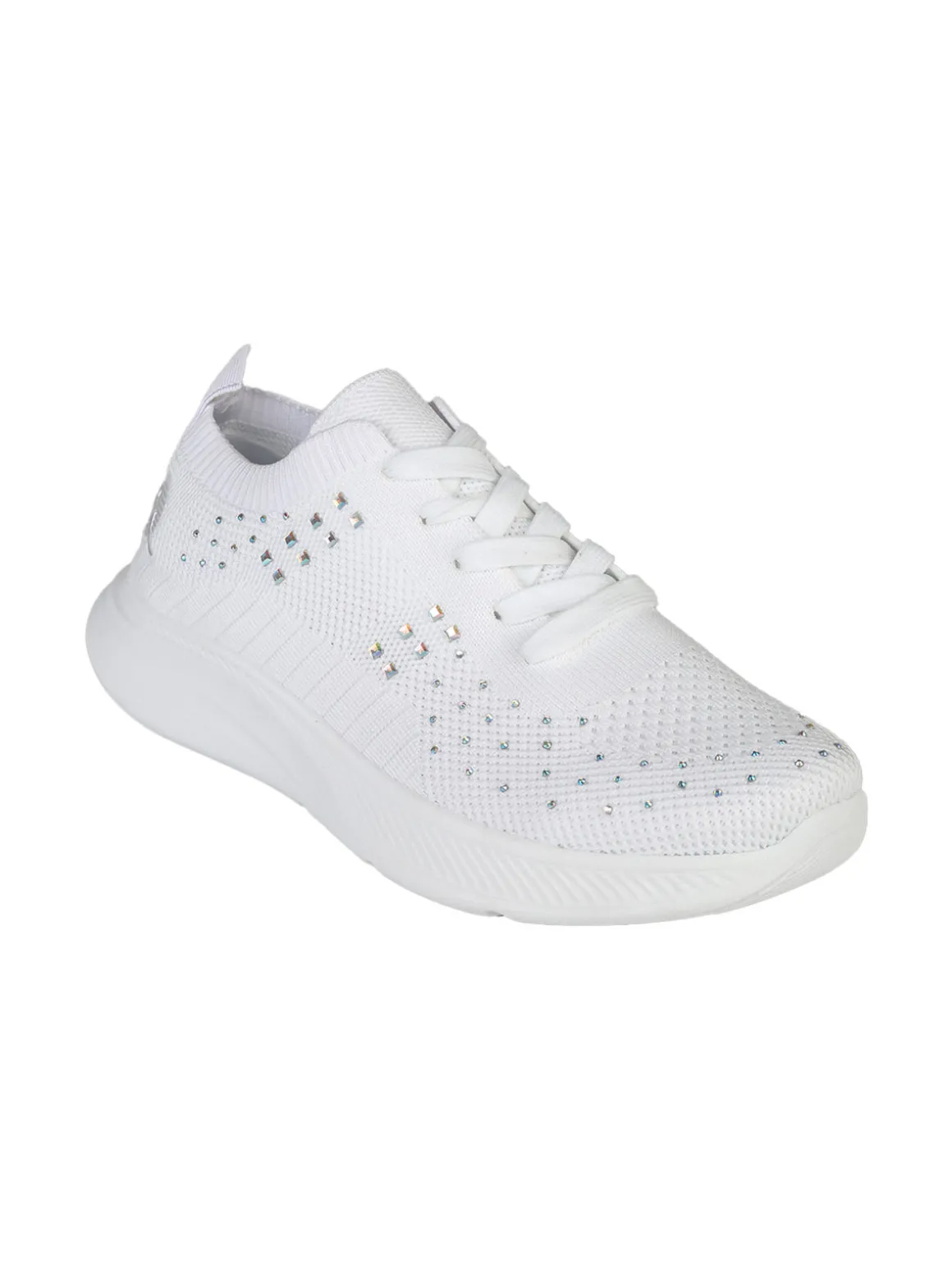 Canguro Sneakers sportive da donna in maglia con lustrini
